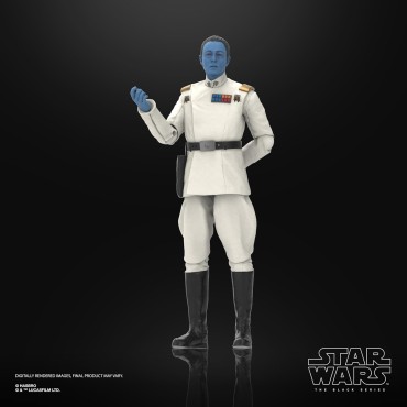 Figura Grand Admiral Thrawn Star Wars Ahsoka The Black Series Articulada 15 cms