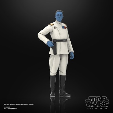 Figura Grand Admiral Thrawn Star Wars Ahsoka The Black Series Articulada 15 cms