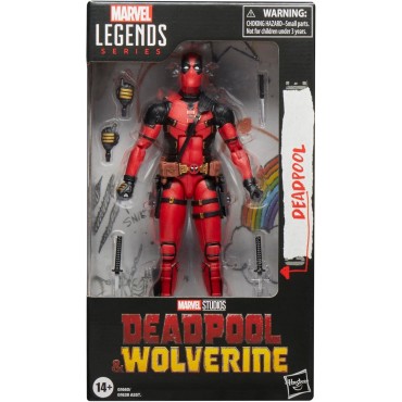 Figura Deadpool Marvel Legends Deadpool & Wolverine Articulada 15 cms