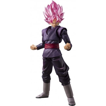 Figura Goku Black Super Saiyan Rosé Dragon Ball Super SH Figuarts Articulada 14 cms