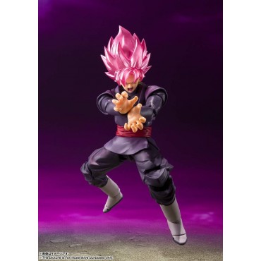 Figura Goku Black Super Saiyan Rosé Dragon Ball Super SH Figuarts Articulada 14 cms