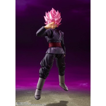 Figura Goku Black Super Saiyan Rosé Dragon Ball Super SH Figuarts Articulada 14 cms