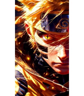 Placa Decorativa Naruto Metálica Cuadro Póster HD