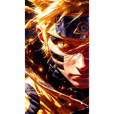 Placa Decorativa Naruto Metálica Cuadro Póster HD