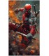 Placa Decorativa Deadpool Marvel Metálica Cuadro Póster HD
