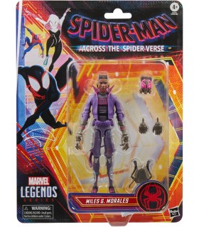 Figura Miles G Morales Spiderman Across The Spiderverse Articulada 15 cms