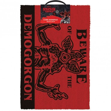 Felpudo Beware Of The Demogorgon Stranger Things Netflix 60 x 40 cms