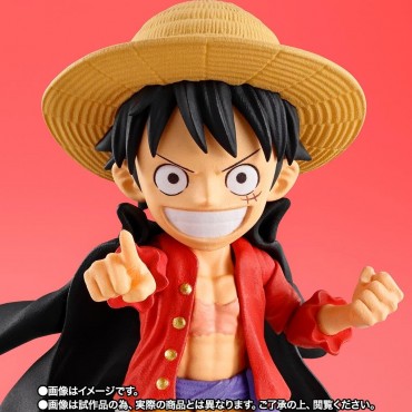 Figura Monkey D. Luffy Tamashii Web Shop Version One Piece S.H. Figuarts Articulada 7,5 cms