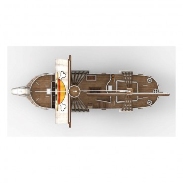 Puzle 3D Flying Lamb Y Going Merry One Piece 32 cms 112 piezas