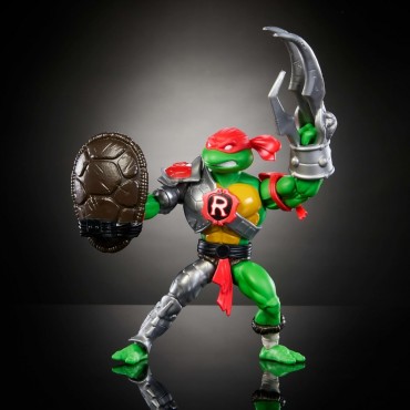 Figura Raphael MOTU X TMNT Turtles of Grayskull Masters of the Universe Teenage Mutant Ninja Turtles Articulada 14 cms