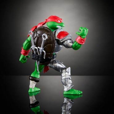 Figura Raphael MOTU X TMNT Turtles of Grayskull Masters of the Universe Teenage Mutant Ninja Turtles Articulada 14 cms