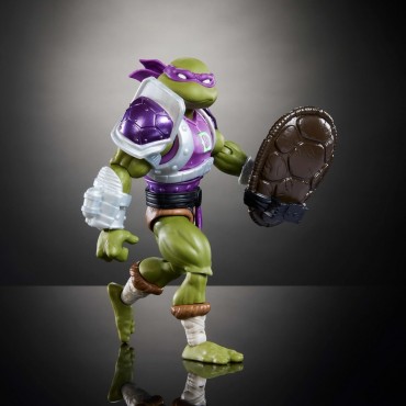 Figura Donatello MOTU X TMNT Turtles of Grayskull Masters of the Universe Teenage Mutant Ninja Turtles Articulada 14 cms