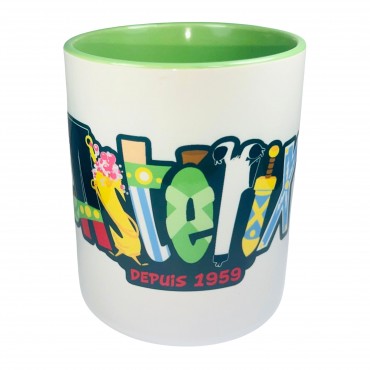 Taza Astérix Logo Cerámica 320 mls