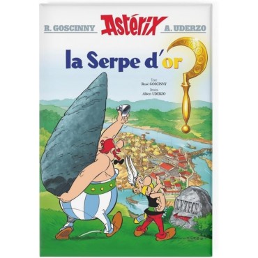 Imán Decorativo Portada Astérix La Serpe D'Or 5,5 x 8 cms (Francés)
