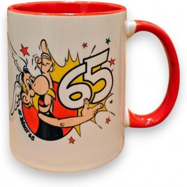 Taza Astérix 65 Aniversario Cerámica 320 mls