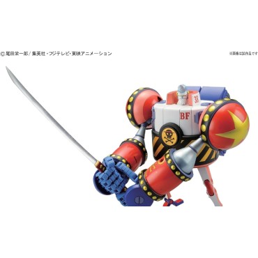 Figura General Franky Iron Pirates BF38 Beast Mecha Collection One Piece Kit de Modelaje 25 cms