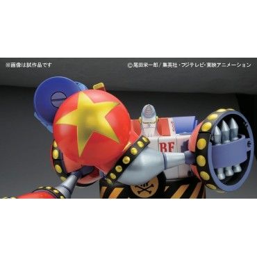 Figura General Franky Iron Pirates BF38 Beast Mecha Collection One Piece Kit de Modelaje 25 cms