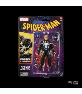Figura Agent Venom Flash Thompson Spider-Man Marvel Legends Articulada 15 cms