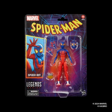 Figura Spider Boy Marvel Legends Spider-Man Articulada 15 cms