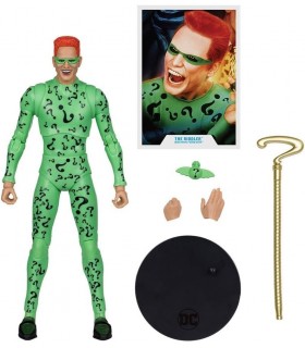Figura Enigma The Riddler Batman Forever DC Multiverse Collect To Build Articulada 18 cms