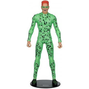 Figura Enigma The Riddler Batman Forever DC Multiverse Collect To Build Articulada 18 cms