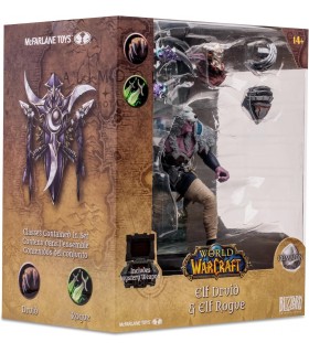 Figura Elf Druid & Elf Rogue World Of Warcraft Common 15 cms