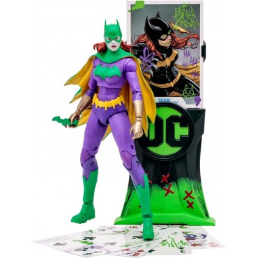 Figura Batgirl Jokerizada DC Multiverse Gold Label Articulada 17 cms