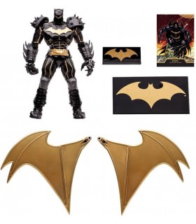 Figura Batman Hellbat Edición Knightmare DC Gold Label Edición Limitada Articulada 18 cms