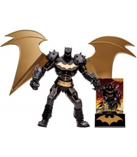 Figura Batman Hellbat Edición Knightmare DC Gold Label Edición Limitada Articulada 18 cms