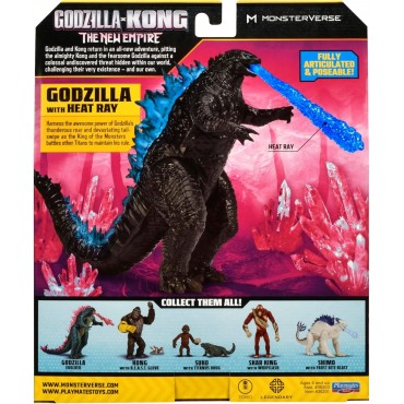 Figura Godzilla Evolved Con Rayo De Calor Godzilla X Kong The New Empire Articulada 15 cms