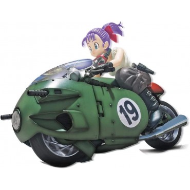Figura Bulma Y Motocicleta N19 Dragon Ball Model Kit 16 cms