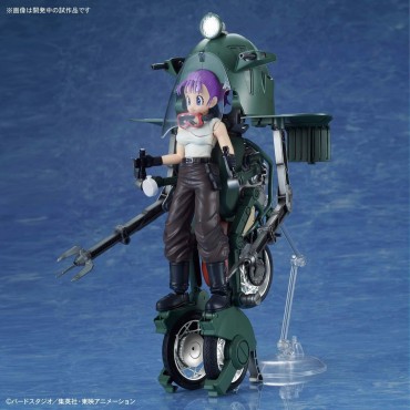 Figura Bulma Y Motocicleta N19 Dragon Ball Model Kit 16 cms