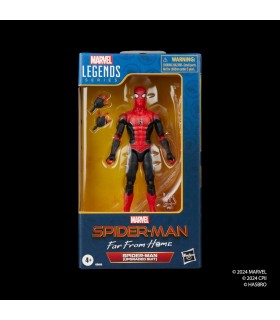 Figura Spider-Man Upgraded Suit Marvel Legends Spider-Man Far From Home Articulada 15 cms