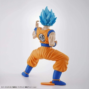 Figura Super Saiyan God Son Goku Entry Grade Dragon Ball Super Kit de Modelaje 15 cms