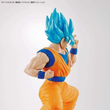 Figura Super Saiyan God Son Goku Entry Grade Dragon Ball Super Kit de Modelaje 15 cms