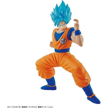 Figura Super Saiyan God Son Goku Entry Grade Dragon Ball Super Kit de Modelaje 15 cms