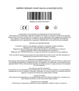 BARRIO SESAMO: ELMO SALVA LA NAVIDAD (DVD)