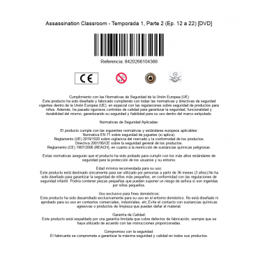 Assassination Classroom - Temporada 1, Parte 2 (Ep. 12 a 22) [DVD]