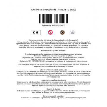 One Piece: Strong World - Película 10 [DVD]