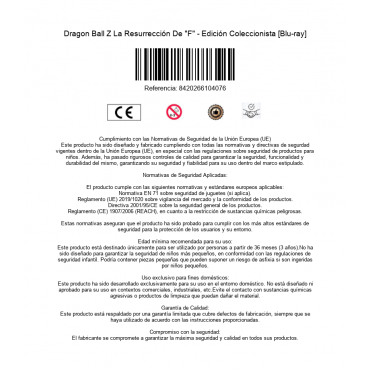 Dragon Ball Z La Resurrección De "F" - Edición Coleccionista [Blu-ray]