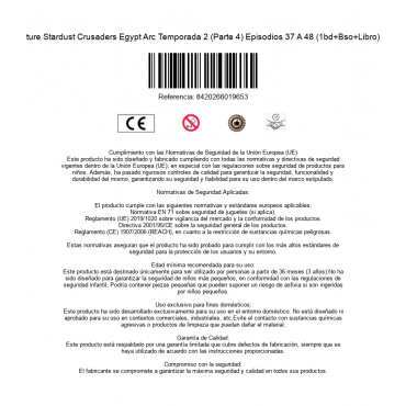 Jojos Bizarre Adventure Stardust Crusaders Egypt Arc Temporada 2 (Parte 4) Episodios 37 A 48 (1bd+Bso+Libro) Blu-Ray Edición Co