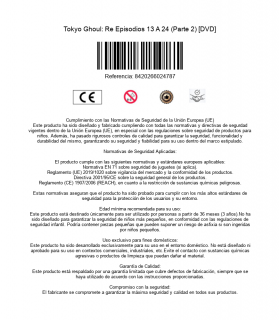 Tokyo Ghoul: Re Episodios 13 A 24 (Parte 2) [DVD]