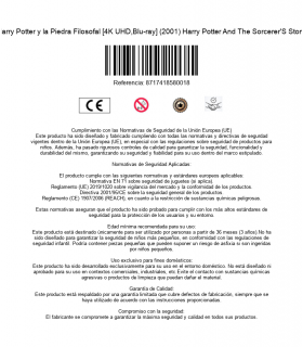 Harry Potter y la Piedra Filosofal [4K UHD,Blu-ray] (2001) Harry Potter And The Sorcerer'S Stone