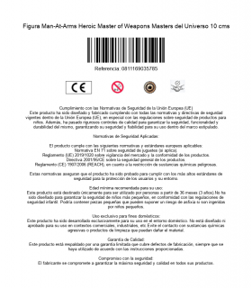 Figura Man-At-Arms Heroic Master of Weapons Masters del Universo 10 cms