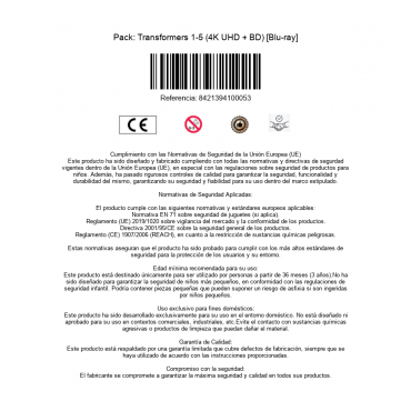 Transformers 1-5 [BLU_RAY]