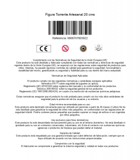 Figura Torrente Artesanal 20 cms