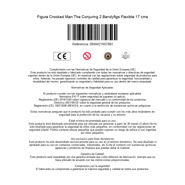 Figura Crooked Man The Conjuring 2 Bendyfigs Flexible 17 cms