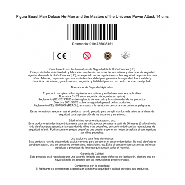 Figura Beast Man Deluxe He-Man and the Masters of the Universe Power Attack 14 cms