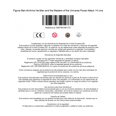 Figura Man-At-Arms He-Man and the Masters of the Universe Power Attack 14 cms