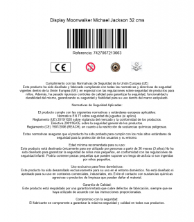 Display Moonwalker Michael Jackson 32 cms